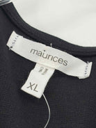 Maurices Black Size XL Knee Length Short Sleeve Dress | True Fashionistas.