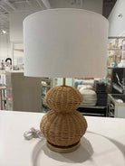 Natural Rattan Table Lamp | True Fashionistas.