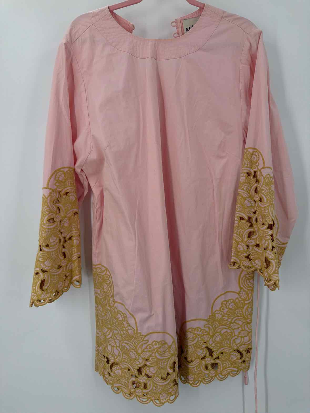 Pre-Owned Alemais Pink Size 8 Short Long Sleeve Dress | True Fashionistas.