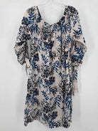 Pre-Owned Valentina Naldi Blue Size XL Short Long Sleeve Dress | True Fashionistas.