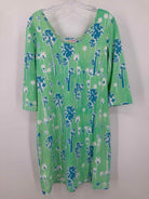 Pre-Owned Persifor Green Size Large Short Long Sleeve Dress | True Fashionistas.