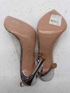 Pre-Owned Gianvito Rossi Clear Size 39 Slingback Heels | True Fashionistas.