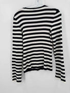 Pre-Owned Charlotte Black Size Large Stripe Sweater | True Fashionistas.