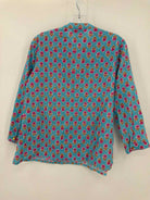 Pre-Owned Liza Byrd Blue Size Small Tunic Blouse | True Fashionistas.