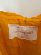 Pre-Owned Sundress Yellow Size M/L Long Sleeveless Dress | True Fashionistas.