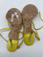 Pre-Owned Jimmy Choo Yellow Size 6.5 Strappy Heels | True Fashionistas.