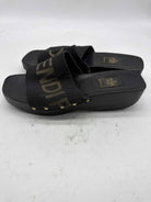 Pre-Owned Fendi Black Size 11 Wood Mule Sandals | True Fashionistas.