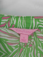 Pre-Owned Lilly Pulitzer Green Size Small Blouse | True Fashionistas.