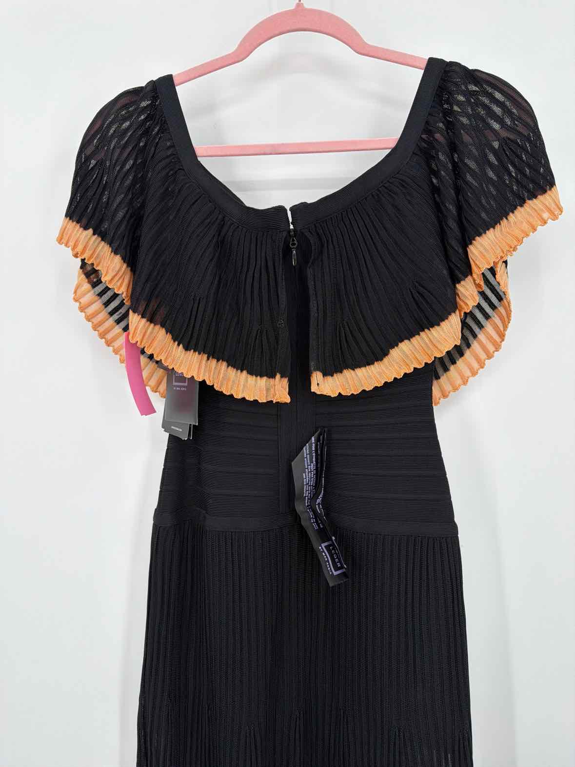 Pre-Owned Herve Leger Black Size XXS Knit Long Sleeveless Dress | True Fashionistas.