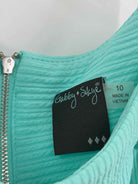 Pre-Owned Gabby Skye Blue Size 10 Short Sleeveless Dress | True Fashionistas.