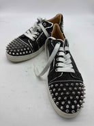 Pre-Owned Christian Louboutin Black Size 9.5 Fashion Sneaker Athletic Shoes | True Fashionistas.