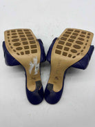 Pre-Owned Bottega Veneta Purple Size 36.5 Mule Heels | True Fashionistas.