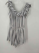 Pre-Owned Lulu's White Size XL Sleeveless Romper | True Fashionistas.