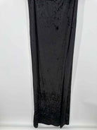 Pre-Owned SukiSo Black Size 1X Velvet Long Sleeveless Dress | True Fashionistas.