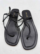 Pre-Owned Prada Black Size 7 Thong Sandals | True Fashionistas.
