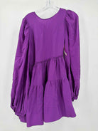 Pre-Owned Wandering Purple Size 40/6 Short Long Sleeve Dress | True Fashionistas.