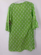 Pre-Owned Preppy Girl Palm Beach Green Size Medium Short Long Sleeve Dress | True Fashionistas.