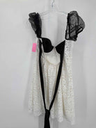 For Love & Lemons White Size Large Lace Cocktail Short Sleeveless Dress | True Fashionistas.