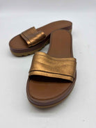 Pre-Owned See By Chloe Gold Size 35 Slide Sandals | True Fashionistas.