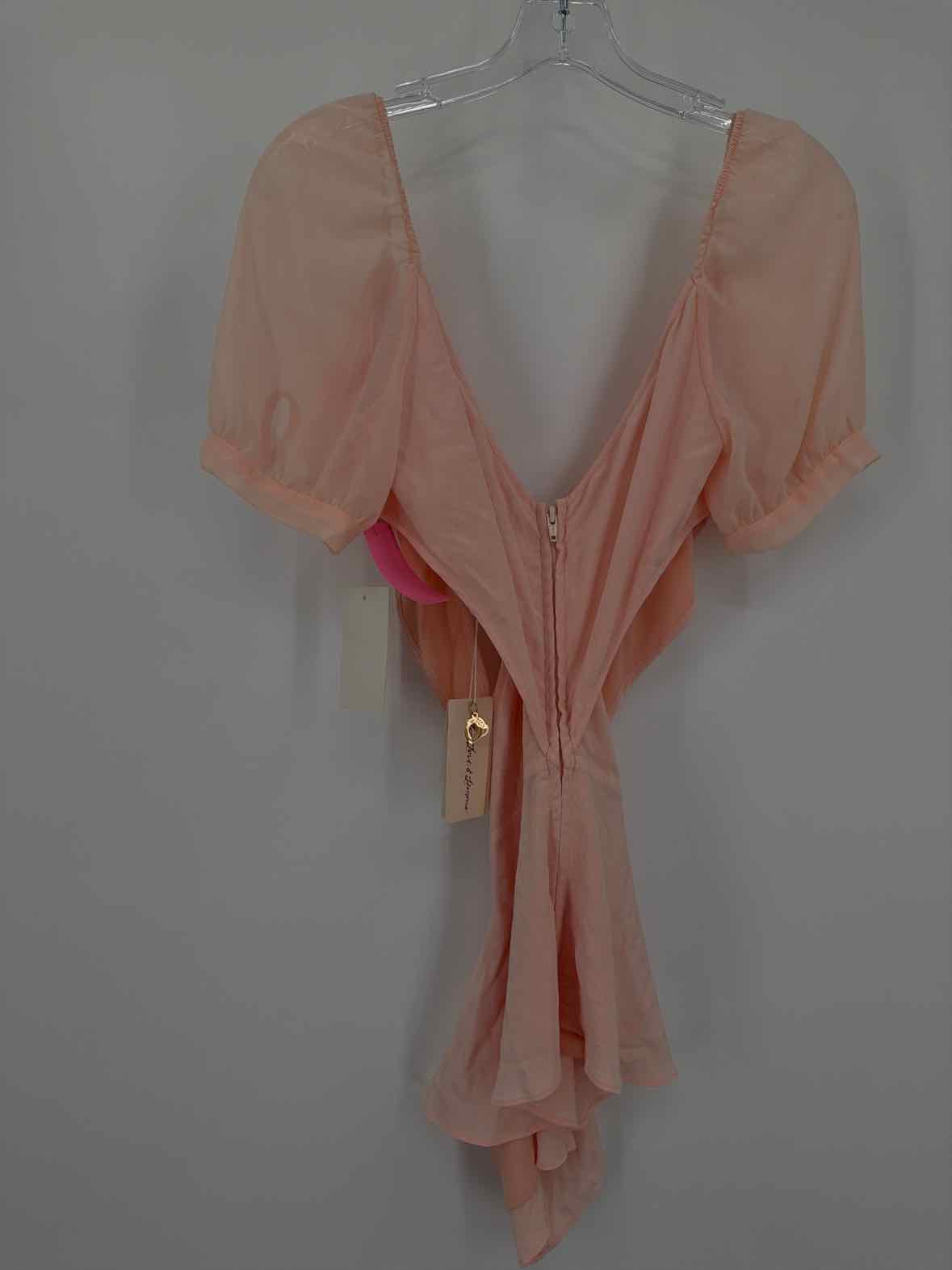 Pre-Owned For Love & Lemons Pink Size Large Short Sleeveless Dress | True Fashionistas.