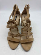 Pre-Owned Alfani Tan Size 8.5 Caged Heels | True Fashionistas.