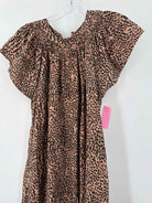 Pre-Owned Ulla Johnson Brown Size 8 Leopard Short Sleeve Jumpsuit | True Fashionistas.