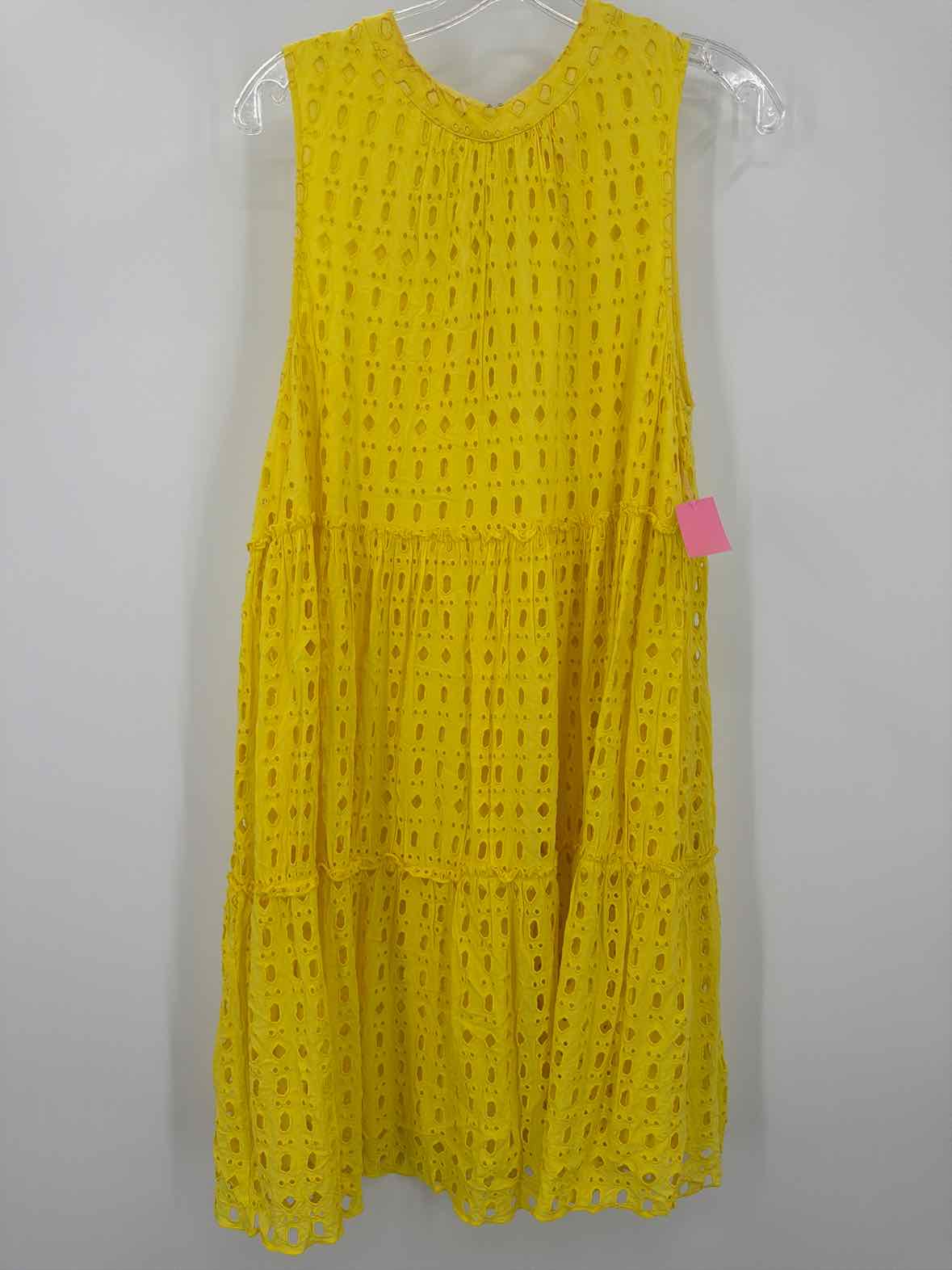 Pre-Owned Lilly Pulitzer Yellow Size XL Short Sleeveless Dress | True Fashionistas.