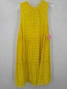 Pre-Owned Lilly Pulitzer Yellow Size XL Short Sleeveless Dress | True Fashionistas.