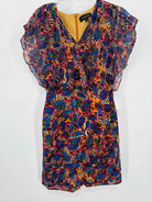 Pre-Owned Saloni Blue Size 2 Short Sleeveless Dress | True Fashionistas.