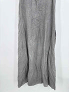 Pre-Owned Vasna Grey Size Large Long Sleeveless Dress | True Fashionistas.