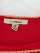 Pre-Owned Bordeaux Red Size Small Short Short Sleeve Dress | True Fashionistas.