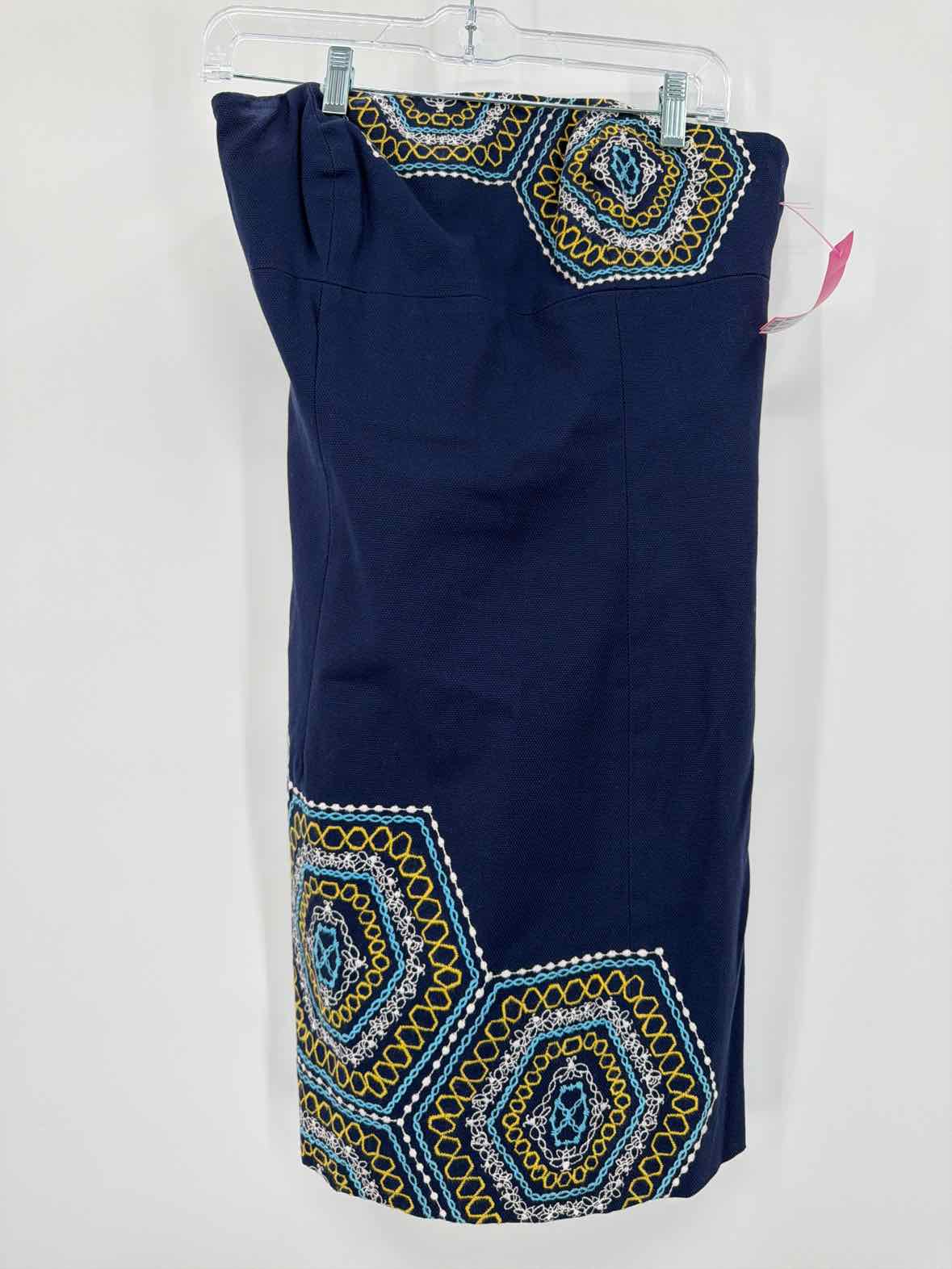 Pre-Owned Lilly Pulitzer Navy Size 4 Short Strapless Dress | True Fashionistas.