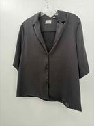 Pre-Owned Wilfred Black Size Medium Button Down | True Fashionistas.