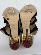 Pre-Owned Jimmy Choo Black Size 12 Strappy Heels | True Fashionistas.