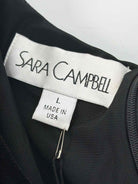 Pre-Owned Sara Campbell Black Size Large Velvet Long Sleeve Jumpsuit | True Fashionistas.