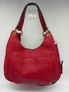 Pre-Owned MICHAEL Michael Kors Red Pebbled Crossbody Crossbody | True Fashionistas.