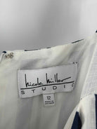 Pre-Owned Nicole Miller Studio Blue Size 12 Short Sleeveless Dress | True Fashionistas.