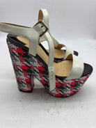 Pre-Owned Christian Louboutin White Size 36.5 Platform Heels | True Fashionistas.