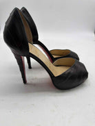Pre-Owned Christian Louboutin Black Size 6.5 D'orsay Heels | True Fashionistas.