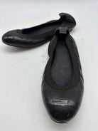 Pre-Owned Chanel Black Size 39 Spirit Flat Flats | True Fashionistas.