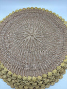 6 Natural Fiber Placemats With Yellow Border | True Fashionistas.