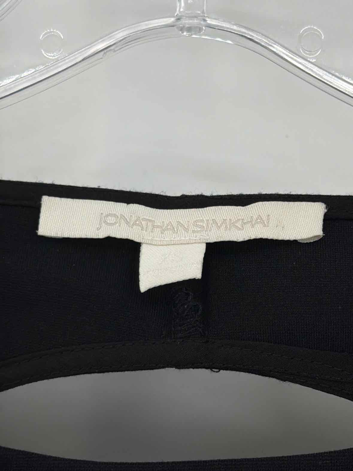 Pre-Owned Jonathan Simkhai Black Size XS Short Short Sleeve Dress | True Fashionistas.