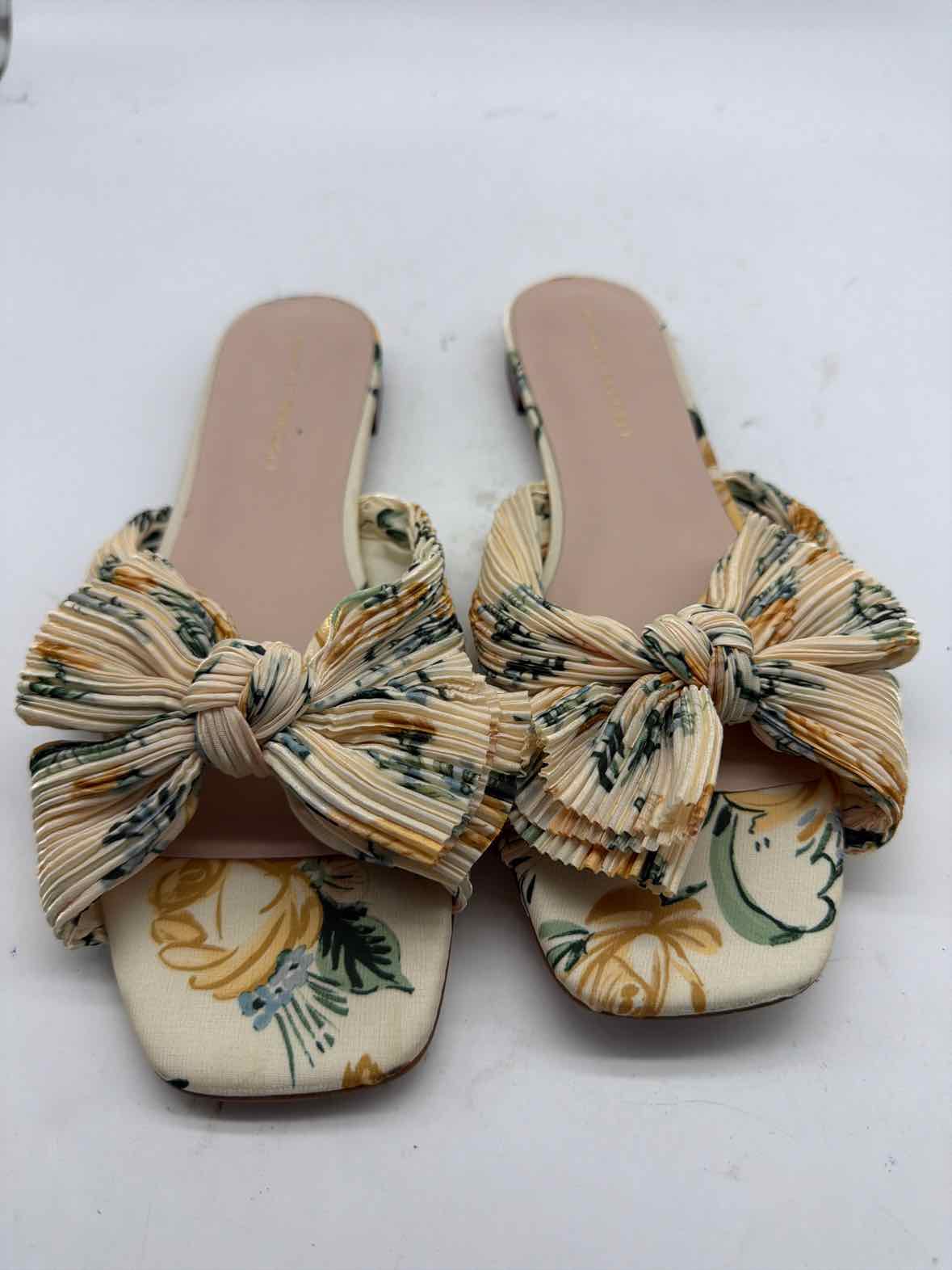 Pre-Owned Loeffler Randall Ivory Size 10 Mule Sandals | True Fashionistas.