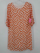 Pre-Owned Everly Orange Size Small Short Long Sleeve Dress | True Fashionistas.