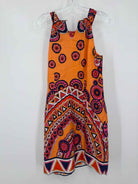 Pre-Owned Skirtin Around Orange Size 6 Short Sleeveless Dress | True Fashionistas.