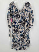 Pre-Owned Valentina Naldi Blue Size XL Short Long Sleeve Dress | True Fashionistas.