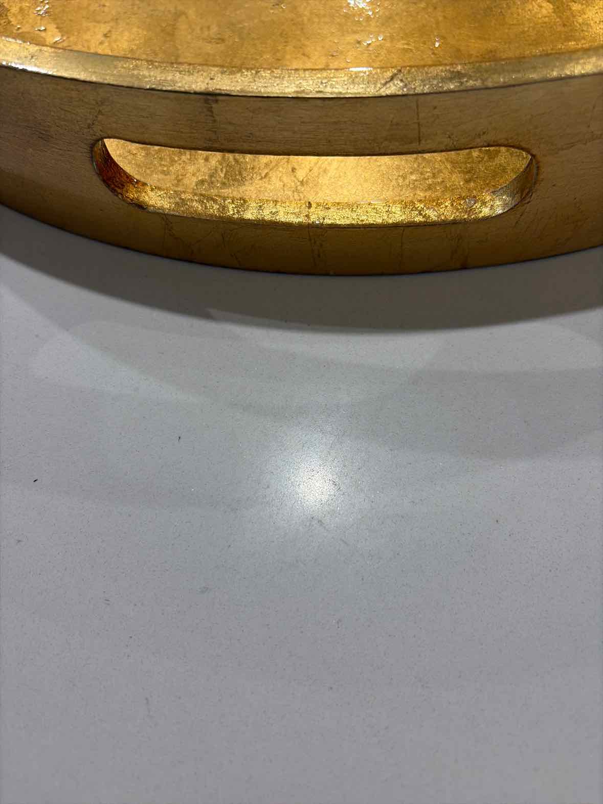 West Elm Gold Colored Tray | True Fashionistas.