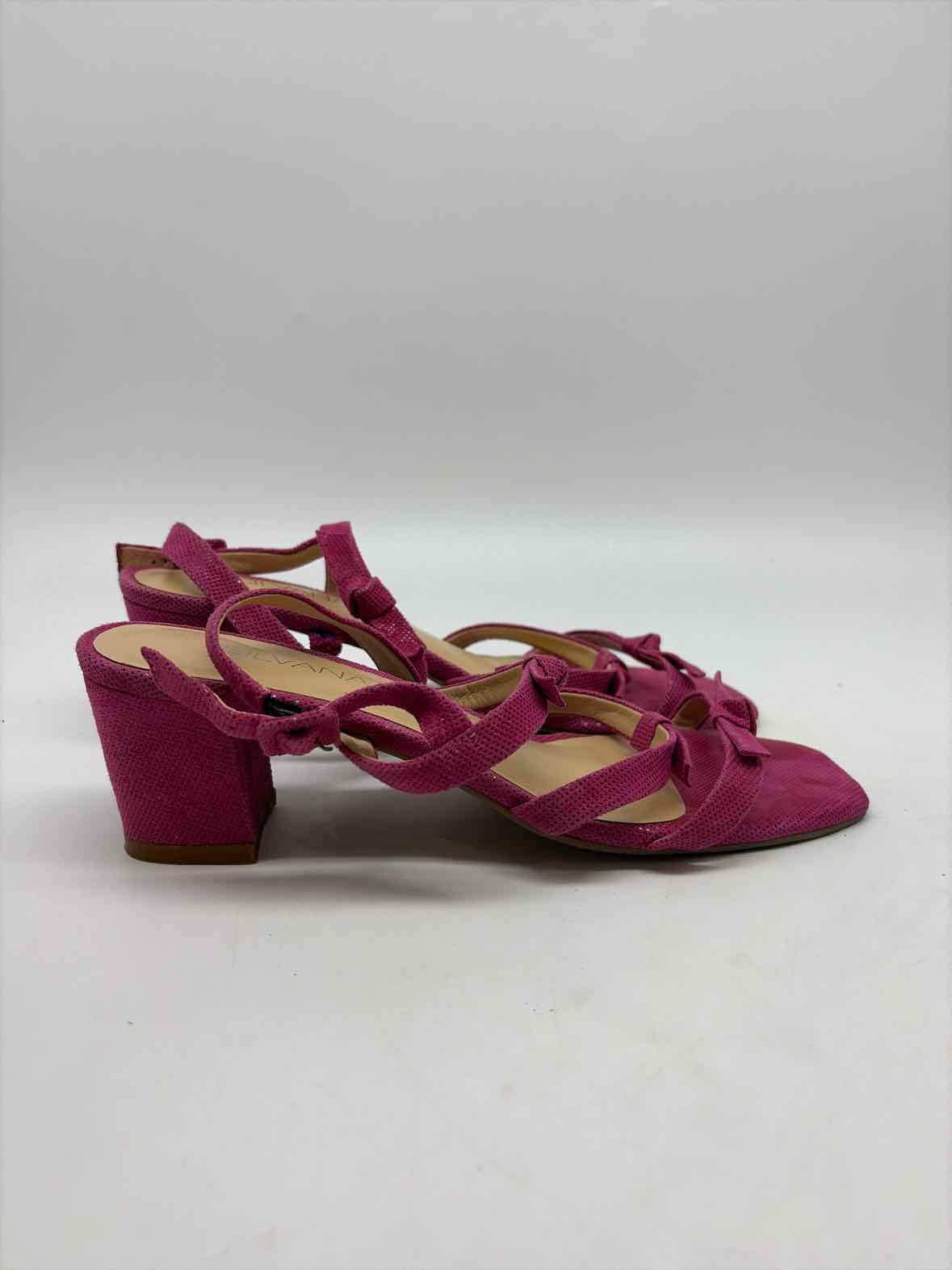 Pre-Owned Silvana Diez Pink Size 9 Block Heels | True Fashionistas.