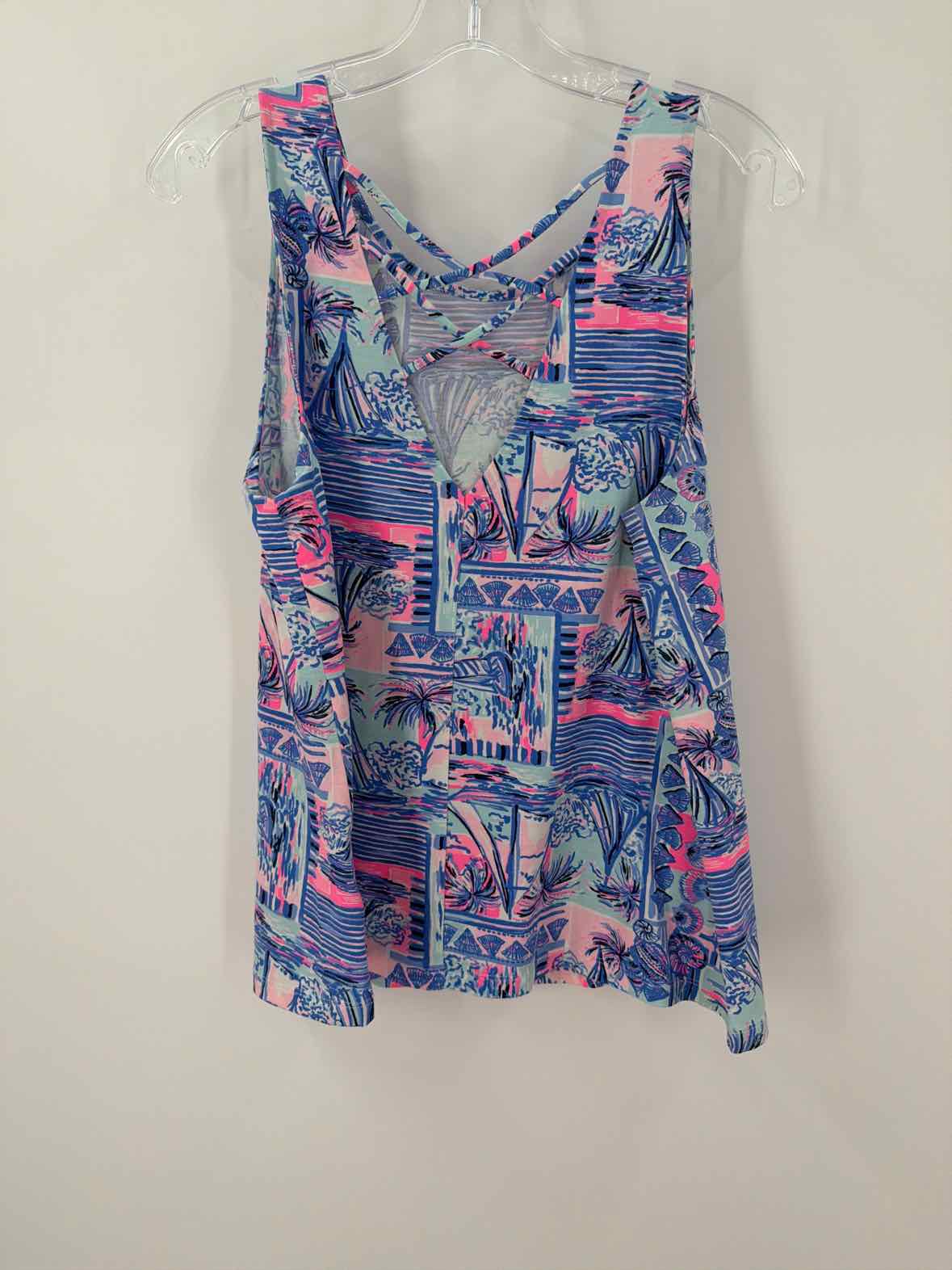 Pre-Owned Lilly Pulitzer Blue Size Medium Tank Top | True Fashionistas.