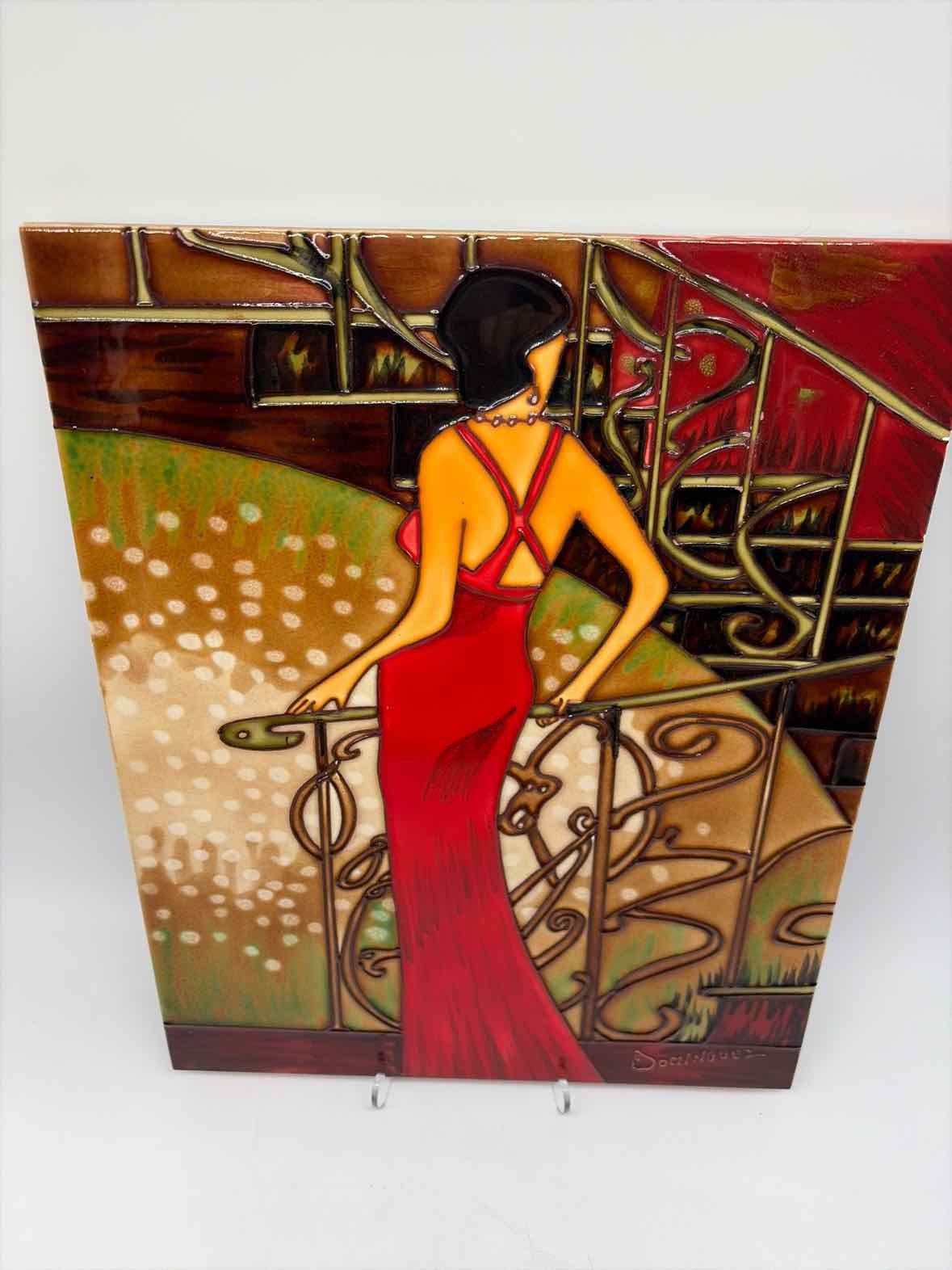 Dominguez Ceramic Art Work Signed | True Fashionistas.